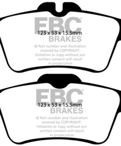 EBC Ultimax OEM Replacement Brake Pad Set DP1749 [Rear] - Image 2
