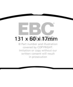 EBC Greenstuff 2000 Brake Pad Set (FRONT) DP21757 - Image 2