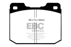 EBC Ultimax OEM Replacement Brake Pad Set DP175/2 [Front] - Image 2