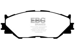 Alternative view of DP41772R EBC Yellowstuff Street and Track Brake Pad Set [Front]