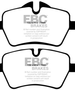 EBC Greenstuff 2000 Brake Pad Set (FRONT) DP21789 - Image 2
