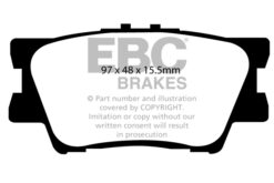 EBC Ultimax OEM Replacement Brake Pad Set DP1793 [Rear] - Image 2