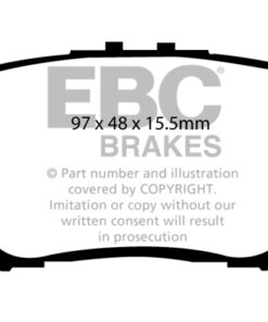 EBC Greenstuff Brake Pads - DP61793 - Image 2