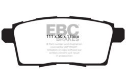 EBC Ultimax OEM Replacement Brake Pad Set DP1795 [Rear] - Image 2