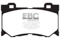 EBC Redstuff Brake Pads - DP31823C - Image 2