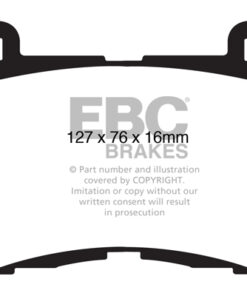 Alternative view of EBC Greenstuff Brake Pads - DP61823