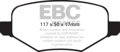 Alternative view of EBC Yellowstuff Brake Pads - DP41826R