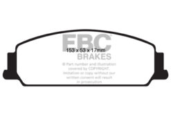 DP31833C EBC Redstuff Brake Pads [Front] - Image 2