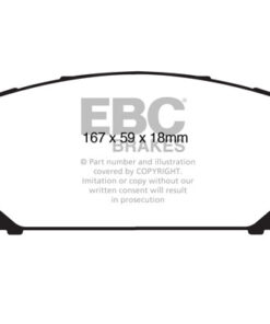 EBC Greenstuff Brake Pads - DP61837 - Image 2
