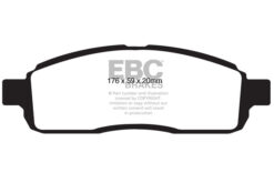 DP41843R EBC Yellowstuff Street and Track Brake Pad Set [Front] - Image 2