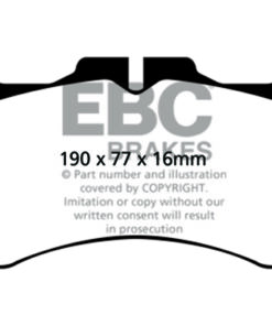 EBC Greenstuff 2000 Brake Pad Set (FRONT) DP21867 - Image 2