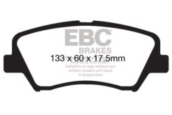 EBC Ultimax OEM Replacement Brake Pad Set DP1874 [Front] - Image 2