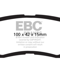 EBC Ultimax OEM Replacement Brake Pad Set DP1875 [Rear] - Image 2
