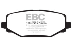 EBC Ultimax OEM Replacement Brake Pad Set DP1889 [Rear] - Image 2