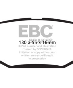 EBC Ultimax OEM Replacement Brake Pad Set DP1889 [Rear] - Image 2