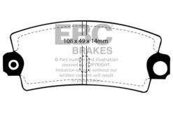 EBC Ultimax OEM Replacement Brake Pad Set DP189 [Rear] - Image 2