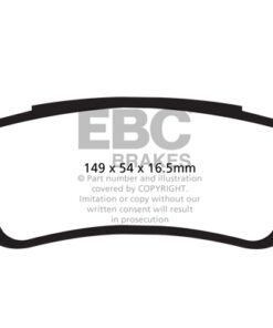 EBC Greenstuff Brake Pads - DP61891 - Image 2