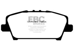 DP41901R EBC Yellowstuff Street and Track Brake Pad Set [Front] - Image 2