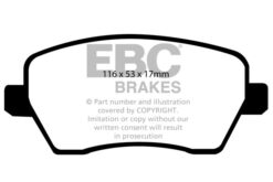 EBC Ultimax OEM Replacement Brake Pad Set DP1903 [Front] - Image 2