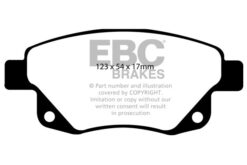 EBC Ultimax OEM Replacement Brake Pad Set DP1918 [Rear] - Image 2