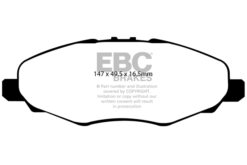 EBC Ultimax OEM Replacement Brake Pad Set DP1924 [Front] - Image 2