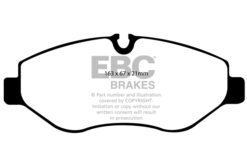 DP41926R EBC Yellowstuff Street and Track Brake Pad Set [Front] - Image 2