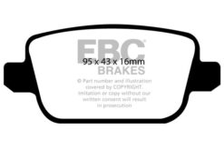 EBC Ultimax OEM Replacement Brake Pad Set DP1933 [Rear] - Image 2