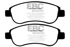 EBC Ultimax OEM Replacement Brake Pad Set DP1951 [Front] - Image 2