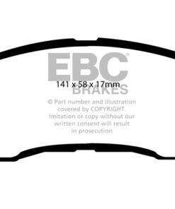 EBC Greenstuff 2000 Brake Pad Set (FRONT) DP21954 - Image 2