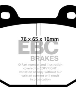 EBC Greenstuff 2000 Brake Pad Set (FRONT) DP2197 - Image 2