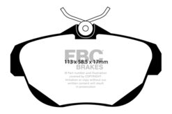 EBC Ultimax OEM Replacement Brake Pad Set DP1971 [Rear] - Image 2