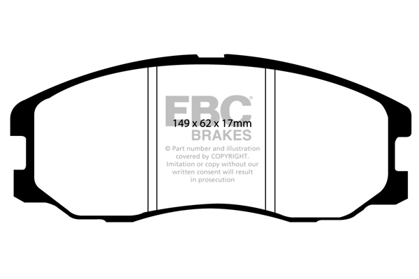 EBC Greenstuff Brake Pads - DP61975 - Image 2