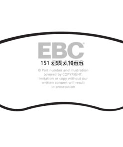 EBC Greenstuff 2000 Brake Pad Set (FRONT) DP21981 - Image 2