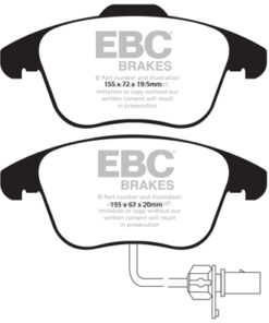 EBC Greenstuff 2000 Brake Pad Set (FRONT) DP21998 - Image 2