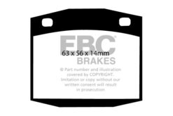 EBC Ultimax Brake Pad Set (FRONT) DP201 - Image 2