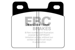 EBC Ultimax Brake Pad Set (FRONT) DP213 - Image 2