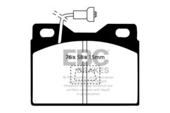 EBC Ultimax Brake Pad Set (FRONT) DP220/4 - Image 2