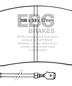 EBC Greenstuff 2000 Brake Pad Set (FRONT) DP2230 - Image 2