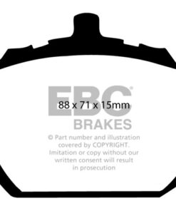 EBC Greenstuff 2000 Brake Pad Set (FRONT) DP2240 - Image 2