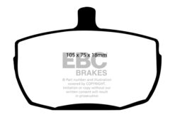 DP4241R EBC Yellowstuff Street and Track Brake Pad Set [Front] - Image 2