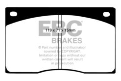 DP4262R EBC Yellowstuff Street and Track Brake Pad Set [Front] - Image 2