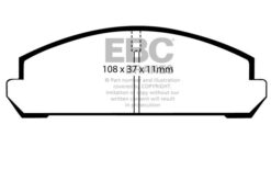 EBC Ultimax Brake Pad Set (REAR) DP265 - Image 2