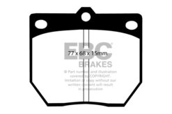 EBC Ultimax Brake Pad Set (FRONT) DP273 - Image 2