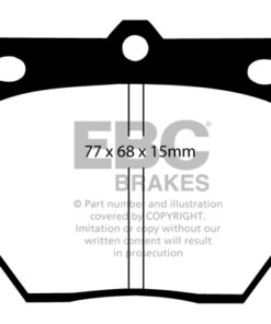 EBC Greenstuff 2000 Brake Pad Set (FRONT) DP2273 - Image 2
