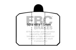 EBC Ultimax Brake Pad Set (FRONT) DP275 - Image 2