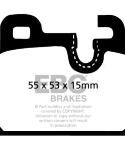 EBC Ultimax Brake Pad Set (REAR) DP283 - Image 2