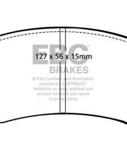 DP4289R EBC Yellowstuff Street and Track Brake Pad Set [Front] - Image 2