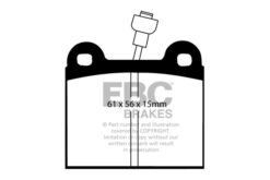 EBC Ultimax Brake Pad Set (FRONT) DP295 - Image 2