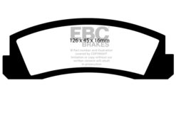 EBC Ultimax Brake Pad Set (FRONT) DP309 - Image 2