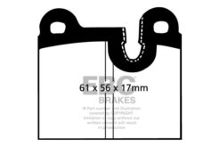 Alternative view of EBC Ultimax Brake Pad Set (REAR) DP311